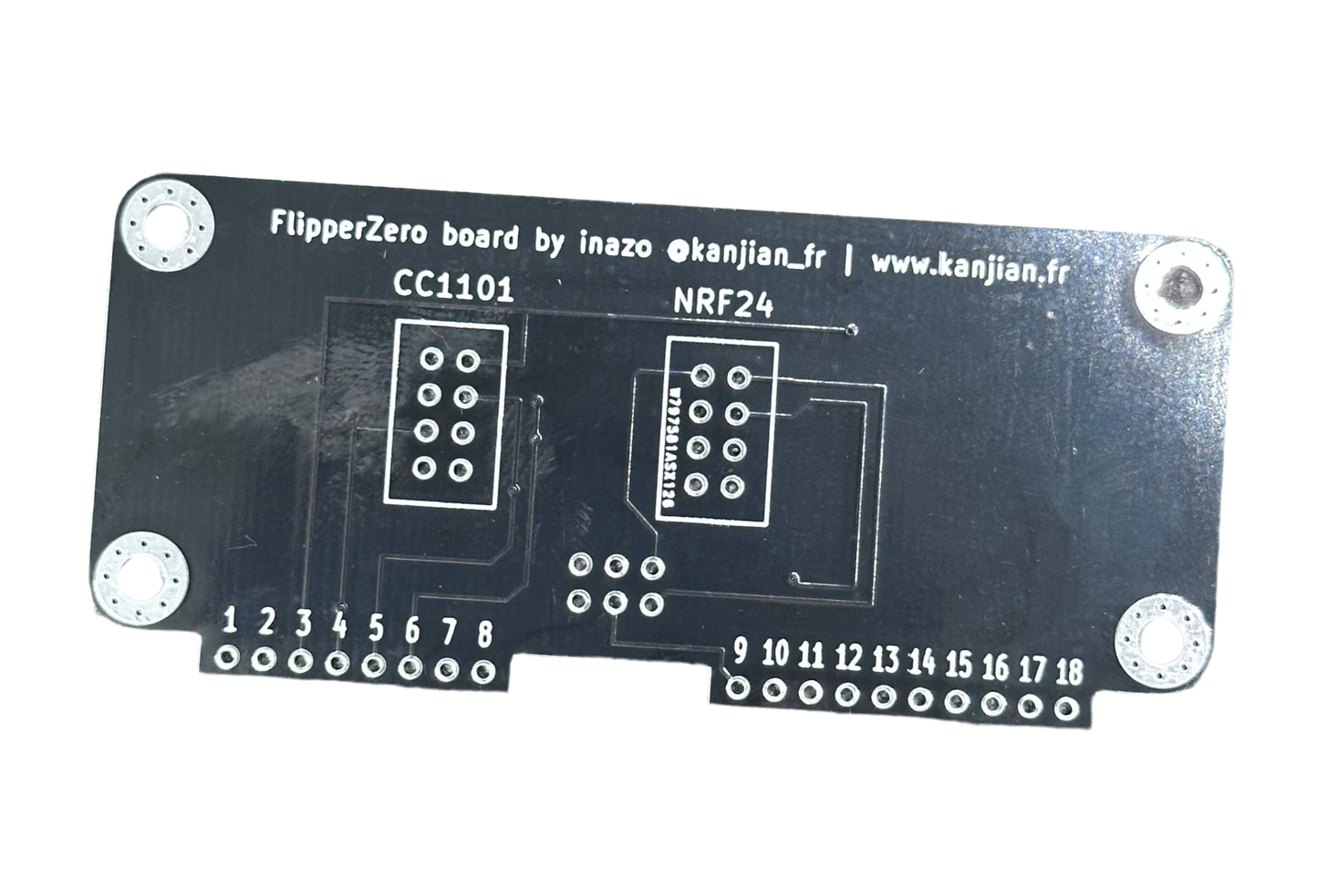 Flipper Zero CC1101+NRF24 Board