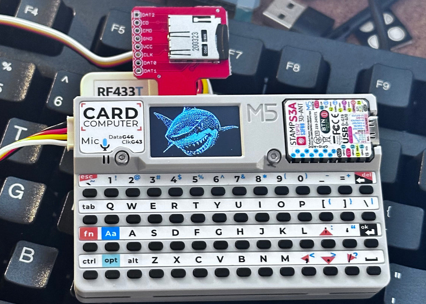 SD Card SPI Sniffer for M5Stack Cardputer