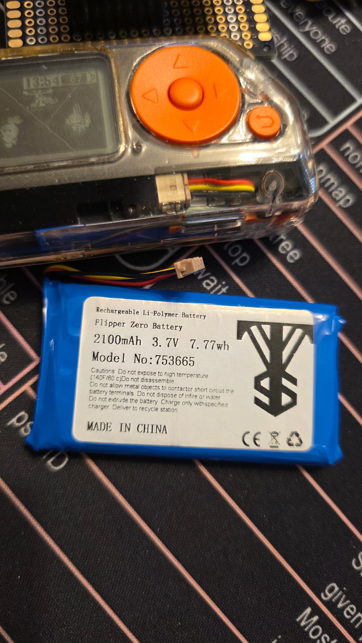 Flipper Zero Replacement Battery