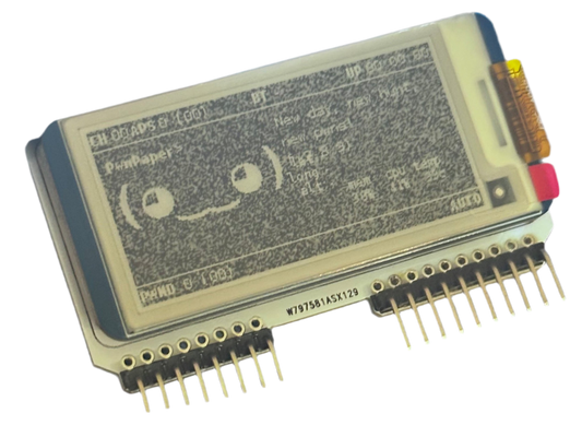 Completed Flipper Zero Pwnagotchi Board