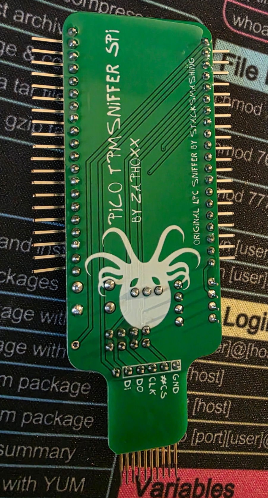 Pico TPM Sniffer SPI [FULLY ASSEMBLED]