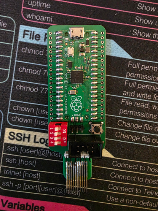 Pico TPM Sniffer SPI[ASSEMBLED NO SIDE HEADERS]
