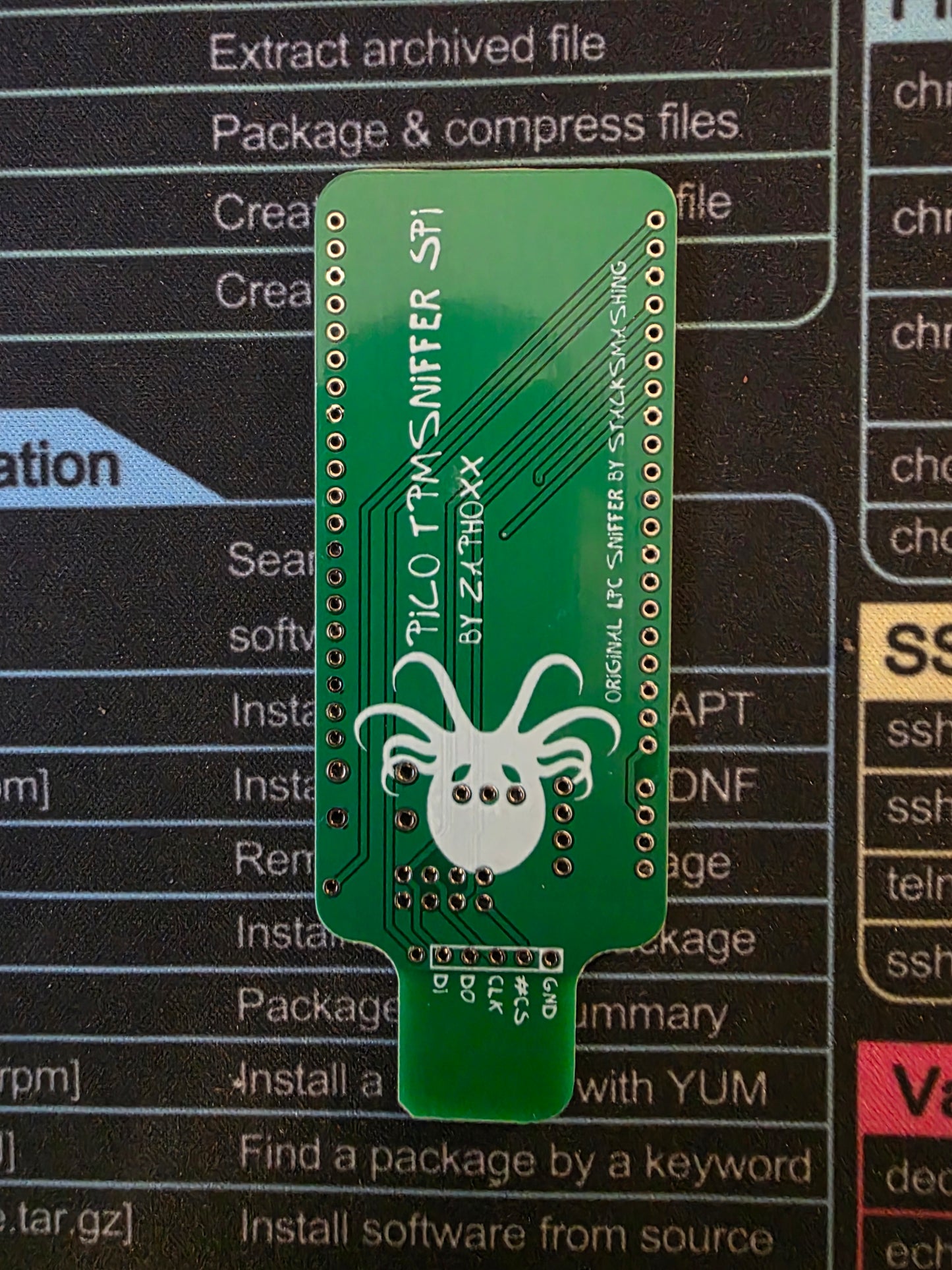 Pico TPM Sniffer SPI [PCB]